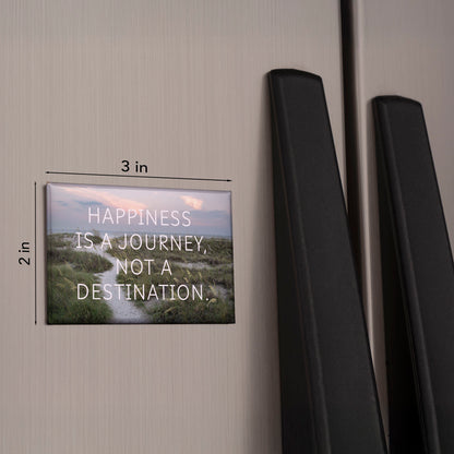 Happiness Is a Journey Magnet – 3x2 Hilton Head Dunes Photo