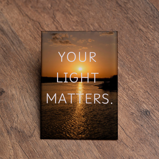 Your Light Matters Magnet – 2x3 Hilton Head Sunset