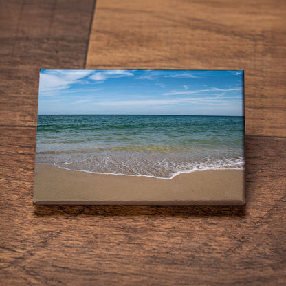 Turquoise Tide Magnet – 3x2 Coastal Photography Gift