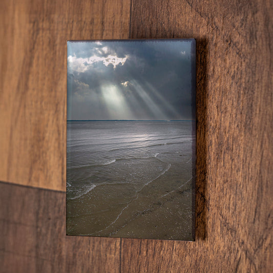 After the Storm – Signature Fridge Magnet, Inspirational Beach Photo Magnet, Gift for Nature Lovers